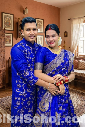 Sharee Panjabi Couple Dress with Blouse